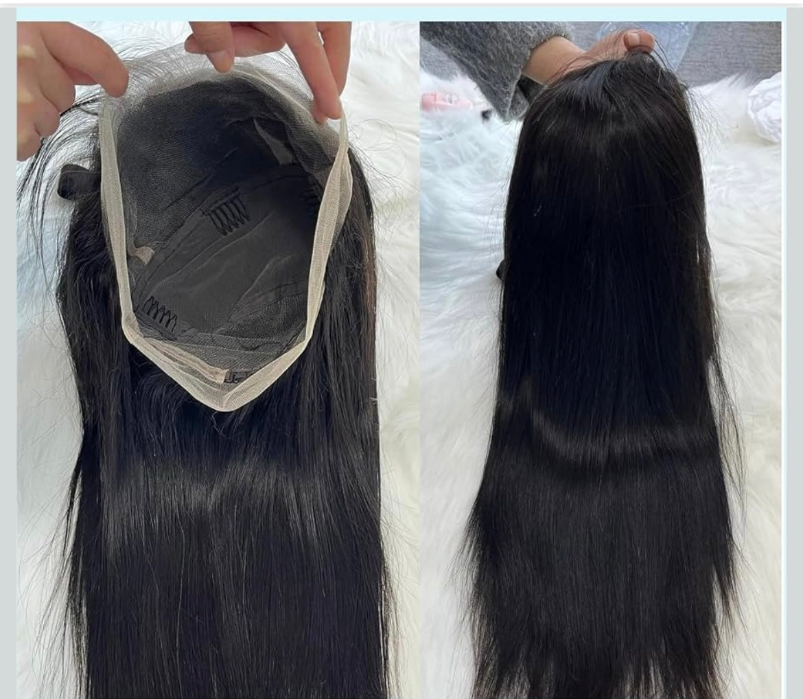 24"Straight Full Lace Human Hair Wig