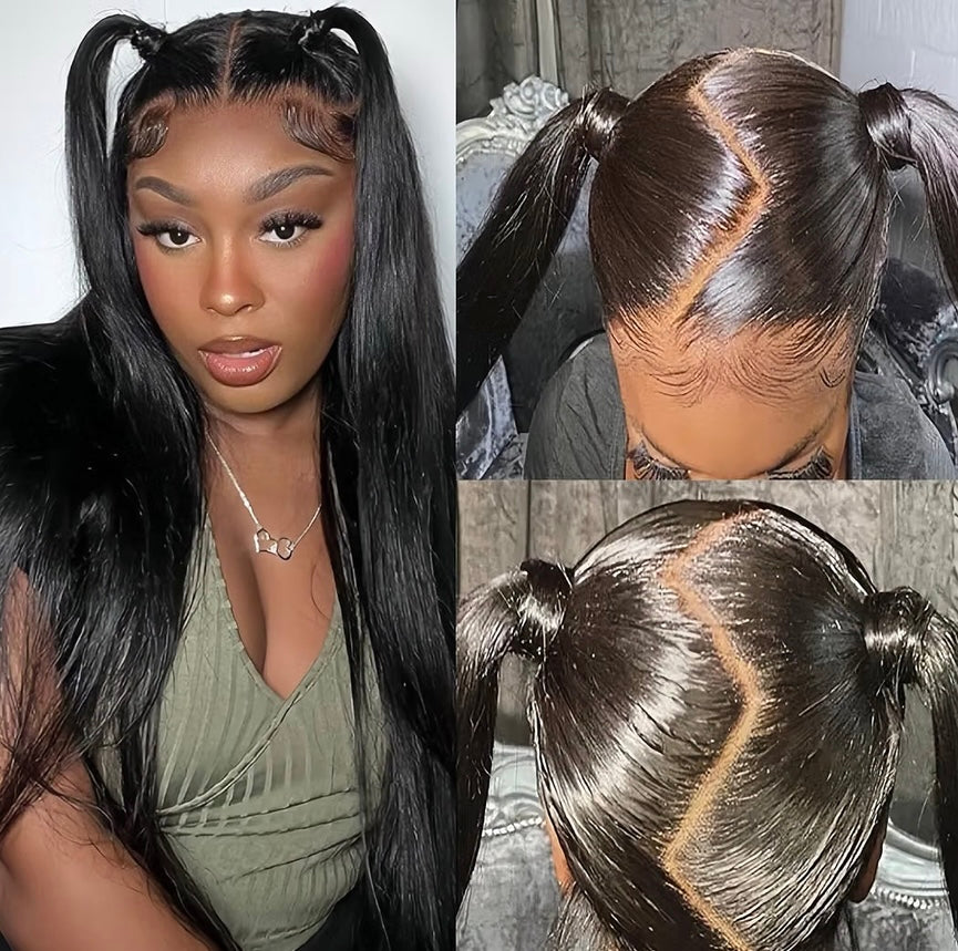 24"Straight Full Lace Human Hair Wig