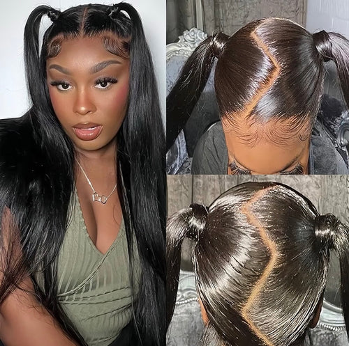 24"Straight Full Lace Human Hair Wig