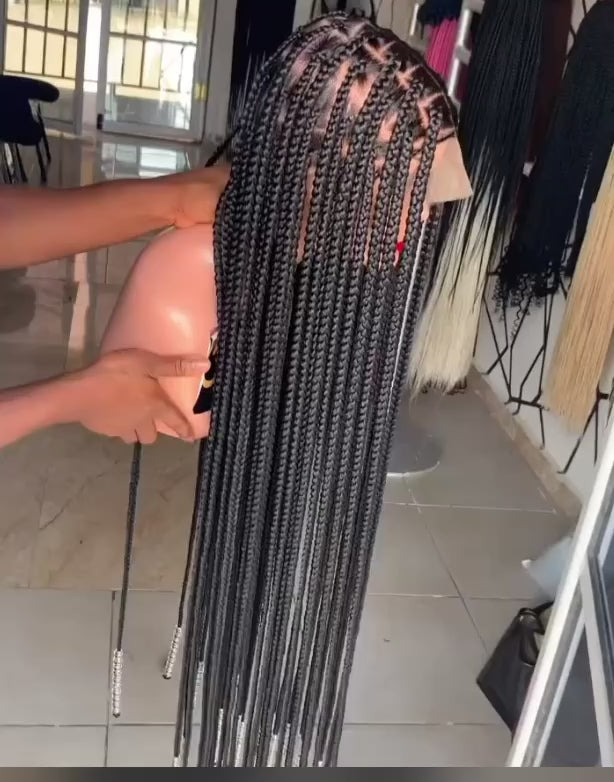 360° HD Full Lace Knotless Braided Wigs